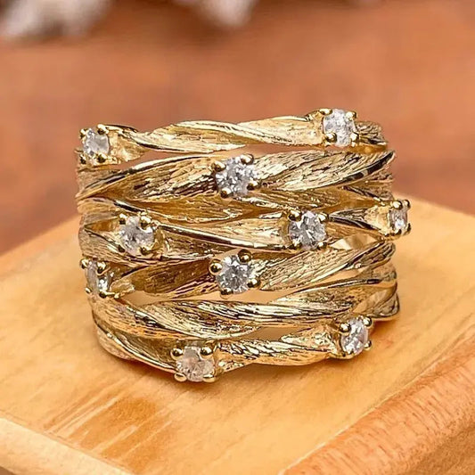 Vintage Gold Ring J221
